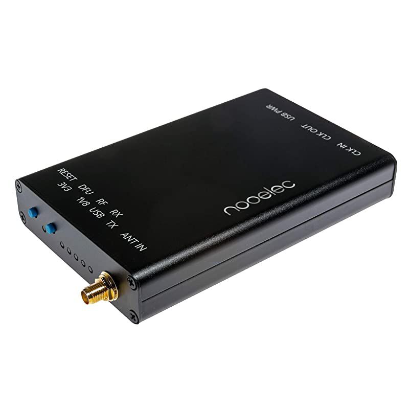 HackRF Complete Bundle - Genuine HackRF One Software Defined Radio (SDR) with 0.5PPM TCXO in a Custom Black Aluminum Enclosure. ANT500 Antenna & SMA Antenna Adapter Bundle Included