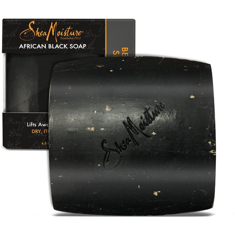 SheaMoisture African Black Soap Bentonite Clay Shampoo Bar - 4.5oz