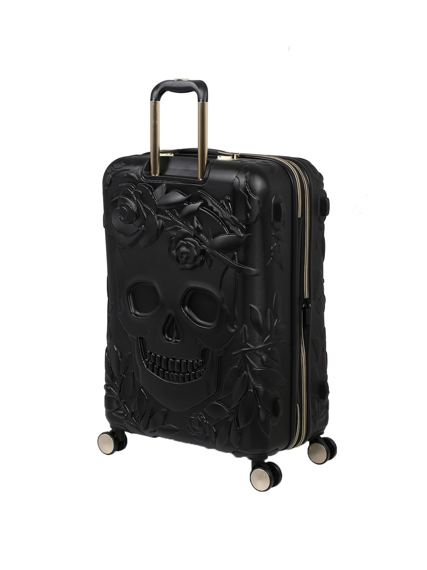 it luggage Skull Black Set of 3-28, 24 & 20 inches Expandable Hardsided Luggage Trolley with TSA