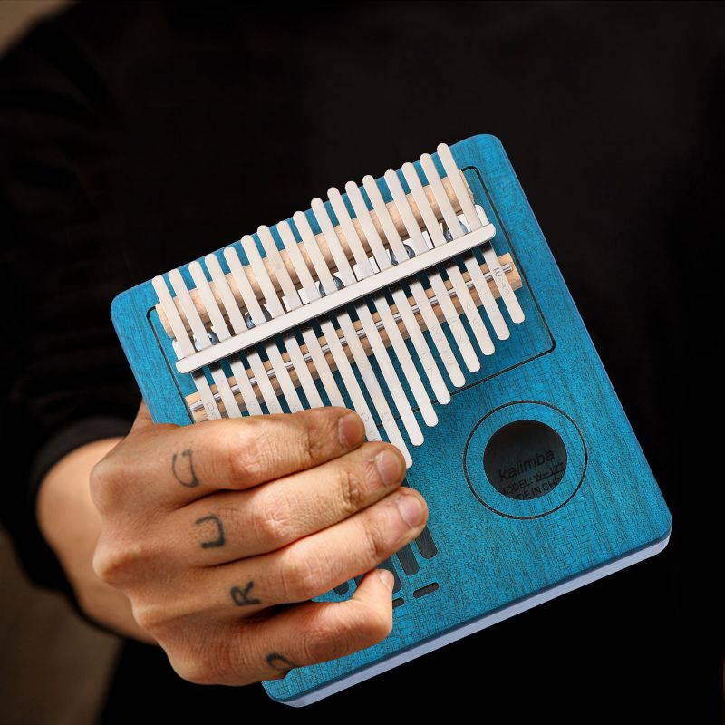 1 Set Creative Practical Portable Thumb Piano Kalimba  Instrument for Beginner Home Decor Party