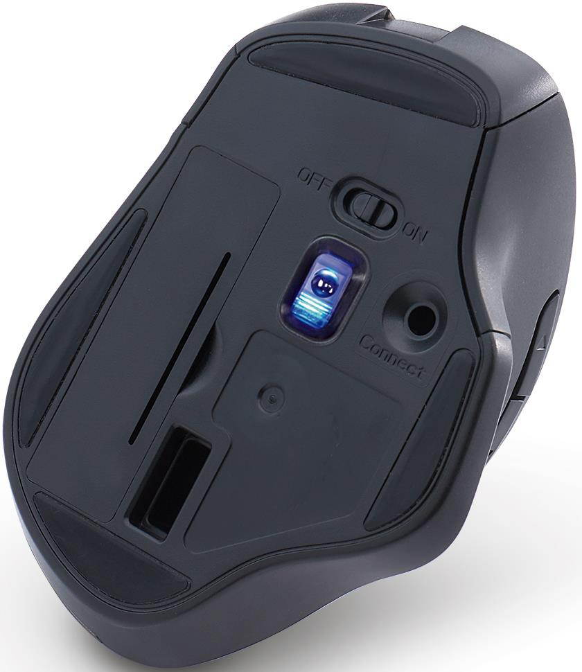 Verbatim Silent Ergonomic Wireless Blue LED Mouse Dark Teal 70244