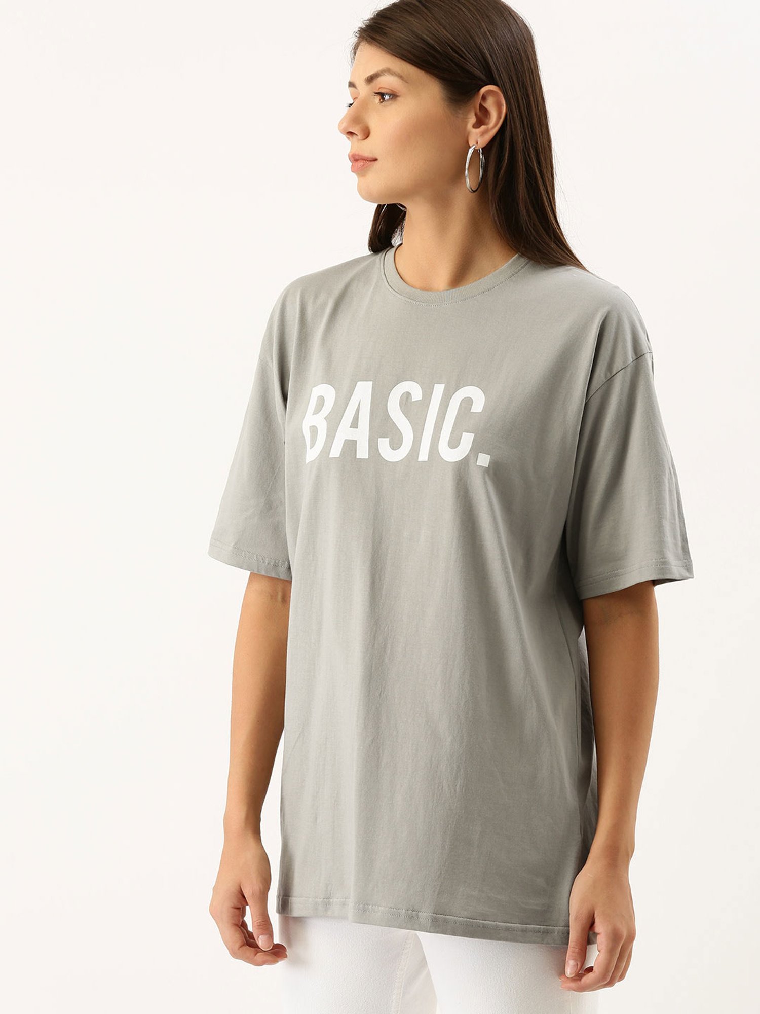 Dillinger Grey Graphic Print T-Shirt