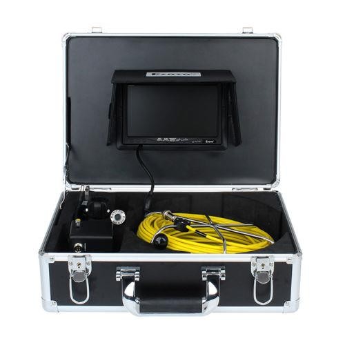 Eyoyo Pipe Pipeline Inspection Camera 50M/164ft Drain Sewer Industrial Endoscope Video Plumbing System with 7 Inch LCD Monitor 1000TVL DVR Recorder Snake Cam (Include 8GB SD Card)