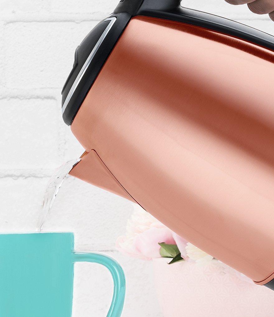 Pinky Up Parker Rose Gold Electric Tea Kettle