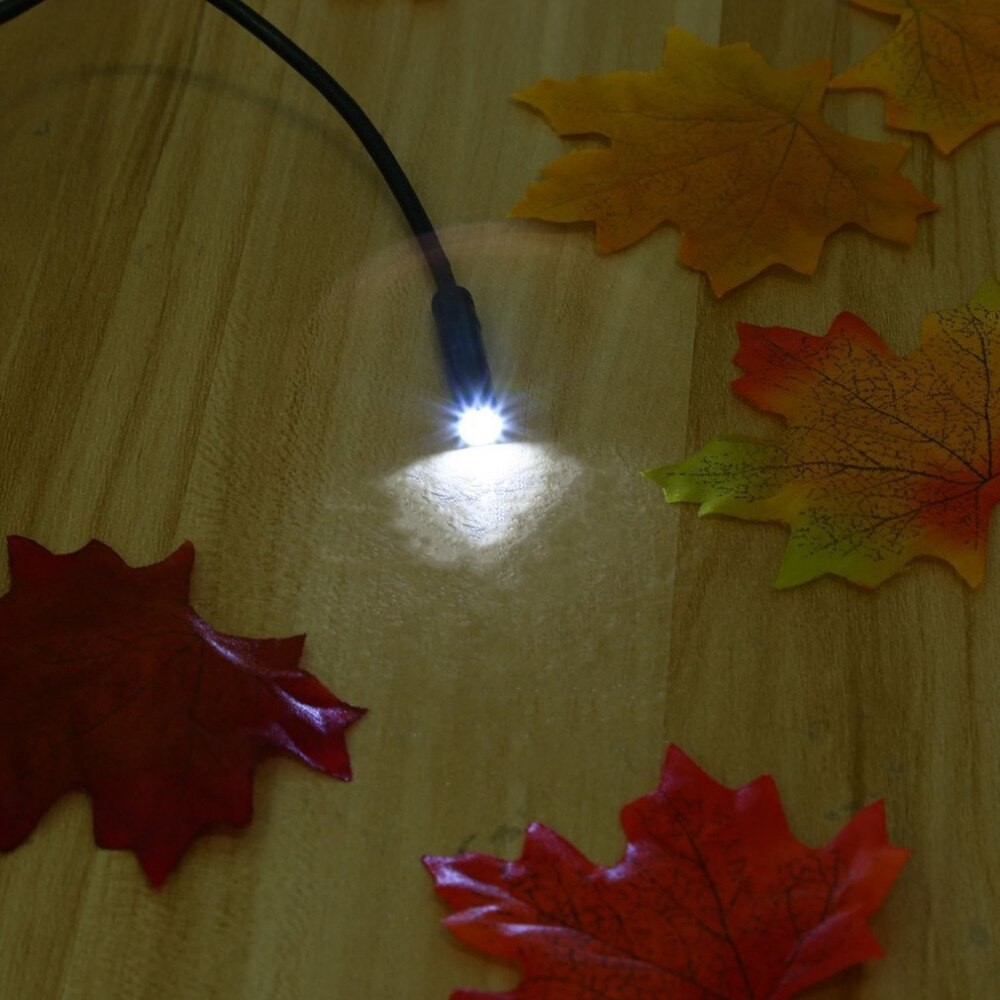 Lejiahong 1 M 7mm Lens USB Cable Mini Rigid Inspection Camera Snake Tube Waterproof Endoscope Borescope with 6 LED for Android Phone