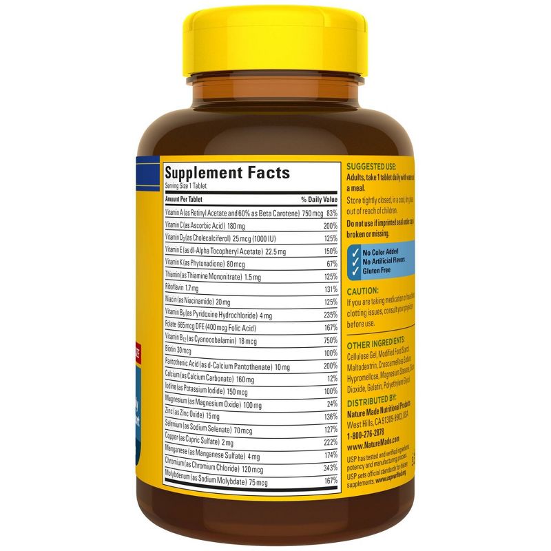 Nature Made Value Size Men's Multivitamin Tablets - 120ct