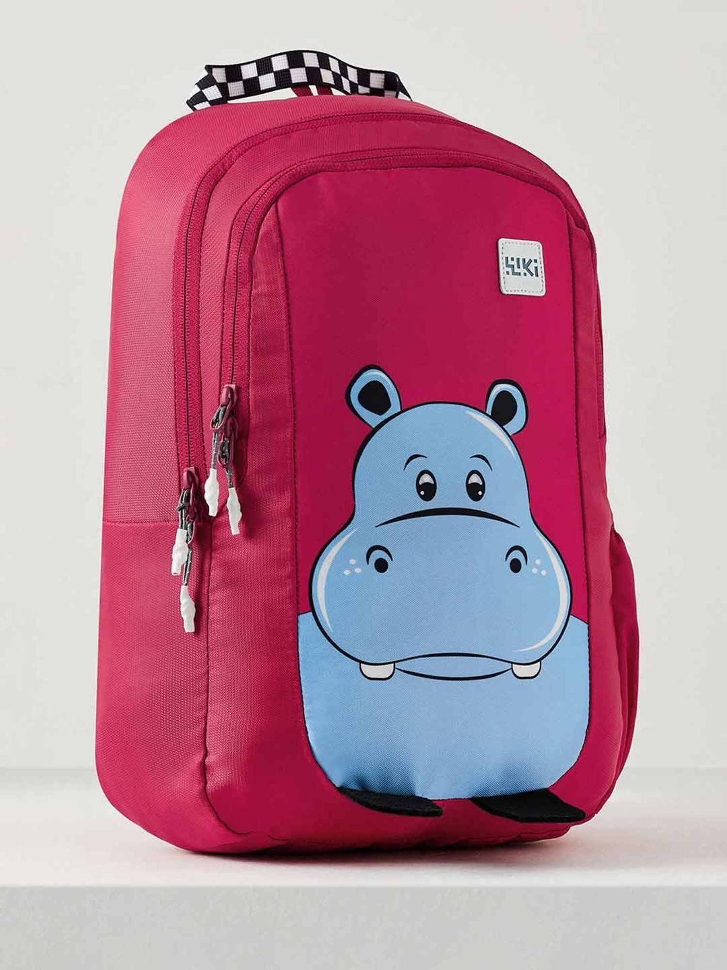 Wiki Back to School Champ 2 Red Polyester Printed Backpack - 16 Ltrs