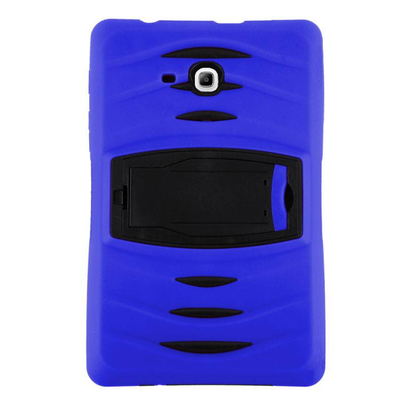 KIQ Heavy Duty Military Armor Case, Tablet Cover, Built-in Kickstand, cut-outs for camera and charging ports For Samsung Galaxy Tab A 7.0 SM-T280 (Purple)