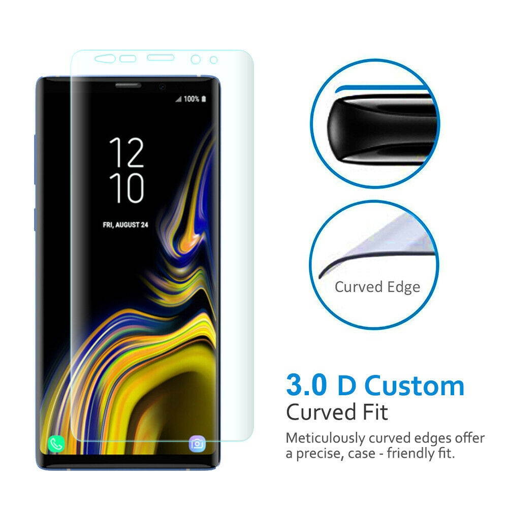 For  Galaxy Note 9 Case Metal Kickstand Holster +Full Coverage TPU Screen