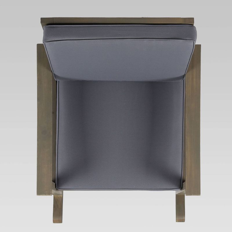 Breckenridge 4pc Seating Set Java Brown Fame Sunbrella Meredian Brick Red Fabric - La-Z-Boy