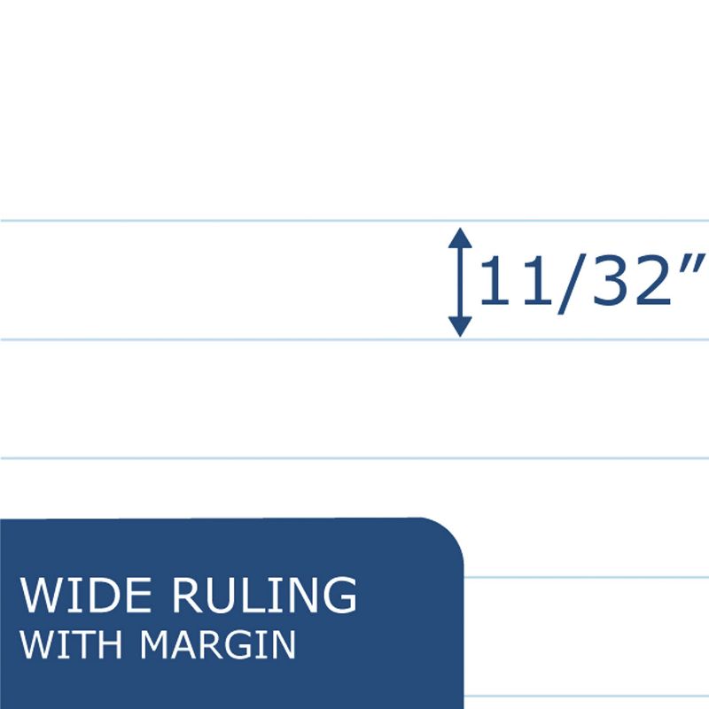 Roaring Spring Exam Blue Book Legal Rule 8-1/2 x 7 White 8 Sheets/16 Pages 77512