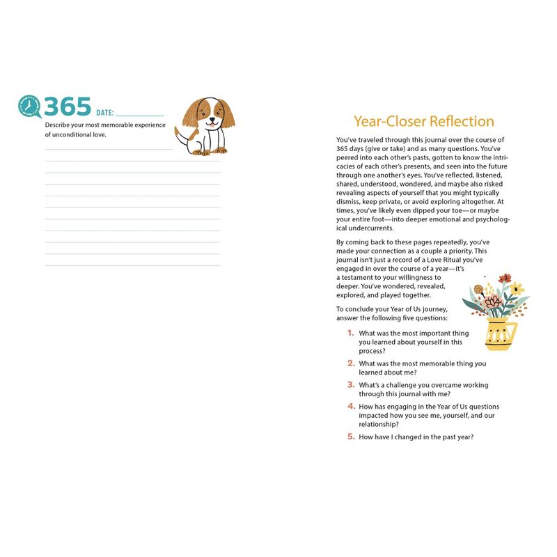 A Year of Us: A Couples Journal - by Alicia Munoz (Paperback)