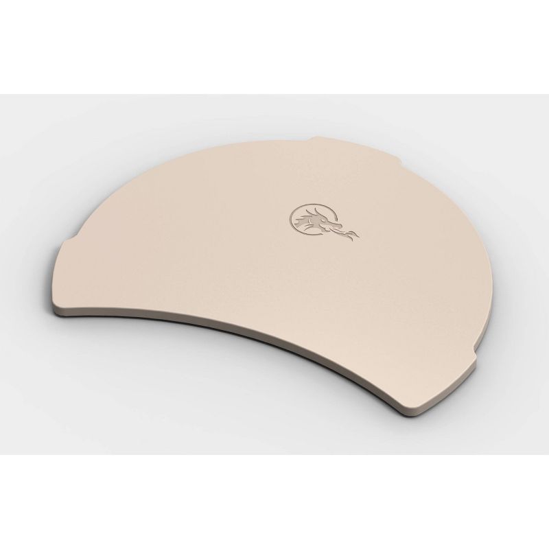 22" Heat Deflecting Grill Stone White - BBQ Dragon