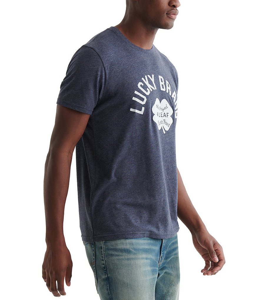 Lucky Brand Short-Sleeve Lucky Clover Graphic Tee