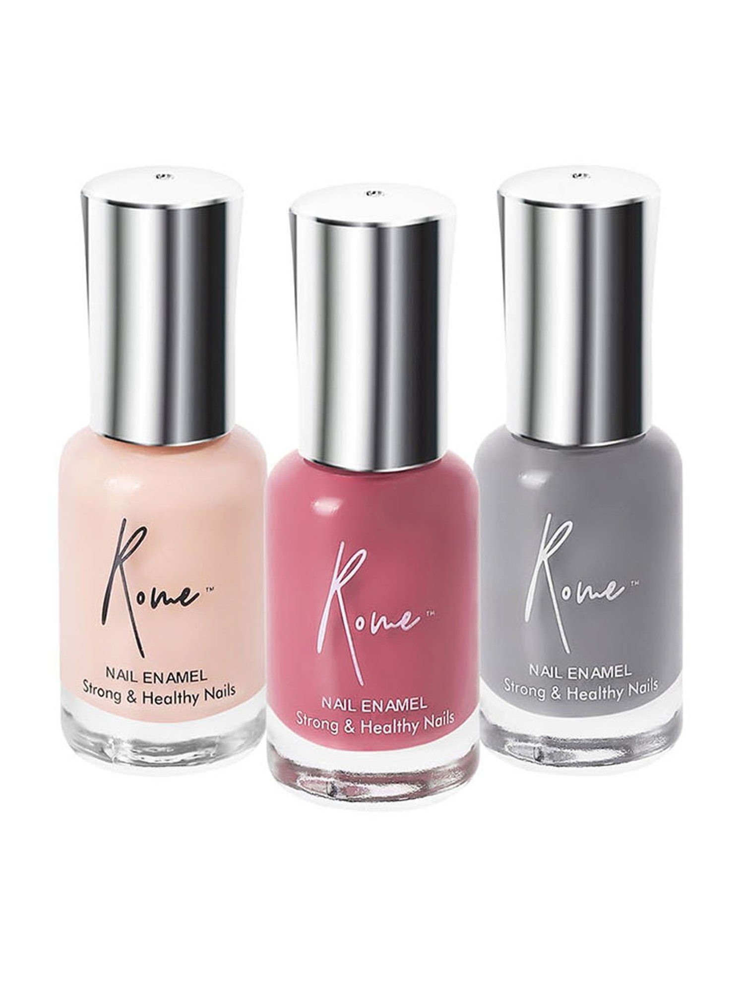 Rome Strong and Healthy Nail Enamel, Set of 3