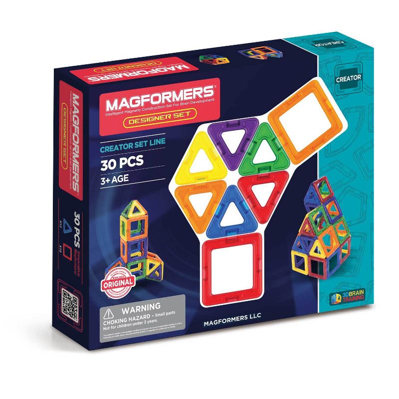 Magformers Magnetic Power Magic Rainbow Set - 30 Piece