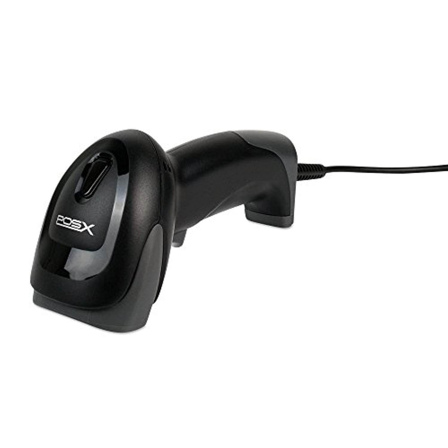 POS-X ION-SG1-ACU ION Linear Mid-Range 1D Barcode Scanner, USB - Black