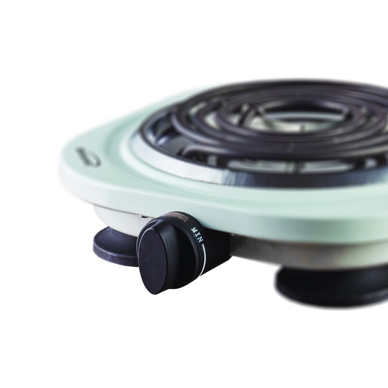 Brentwood Electric 1000W Single Burner in White