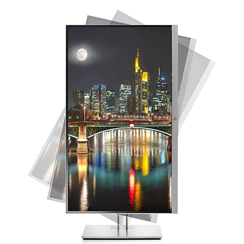 Business EliteDisplay E273 27" Screen Full HD LED-Lit Black/Silver Monitor 2-Pack