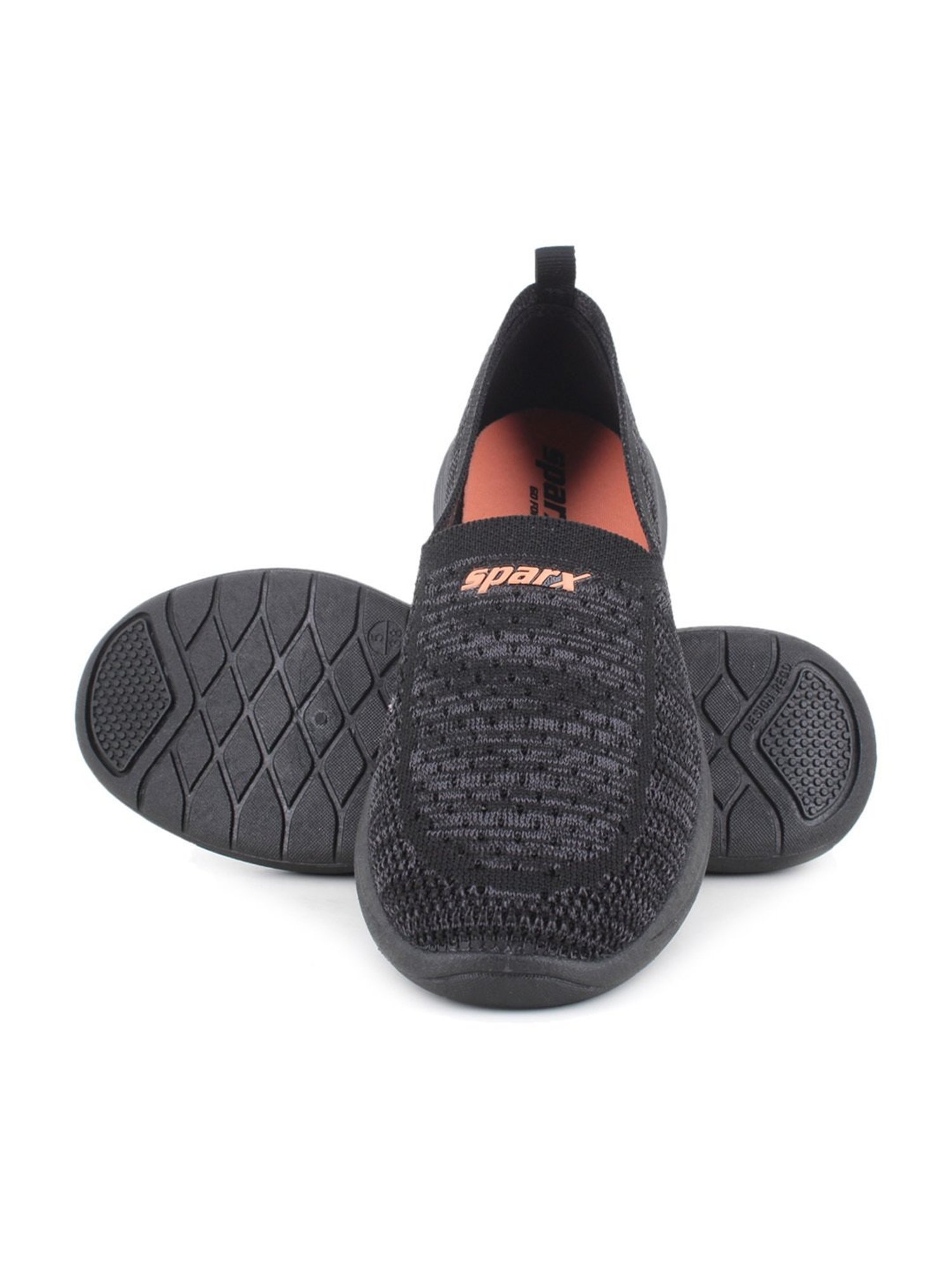 Sparx Women's Black Walking Shoes