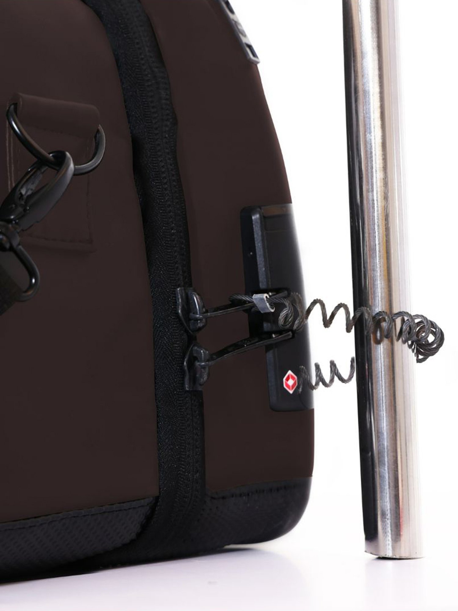 THE HOLISTIK Black & Chocolate Large Drifter Duffel Bag