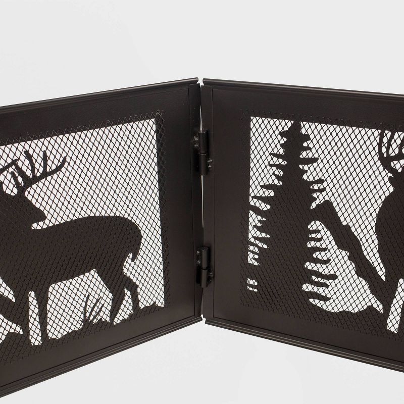 Pleasant Hearth Deer Mountain Folding Fire Ring