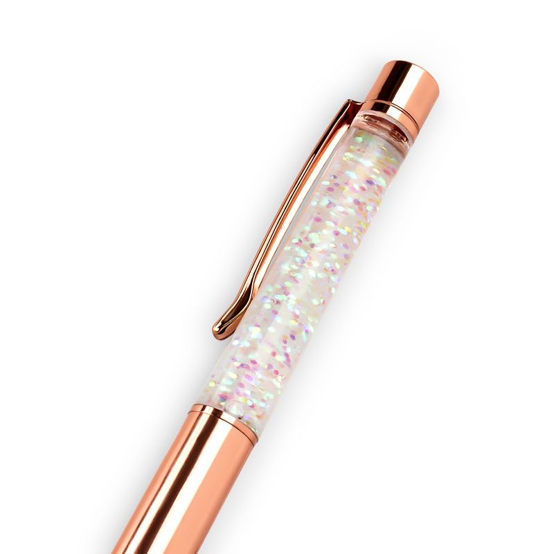 Dabney Lee Floating Glitter Pen - Rose Gold
