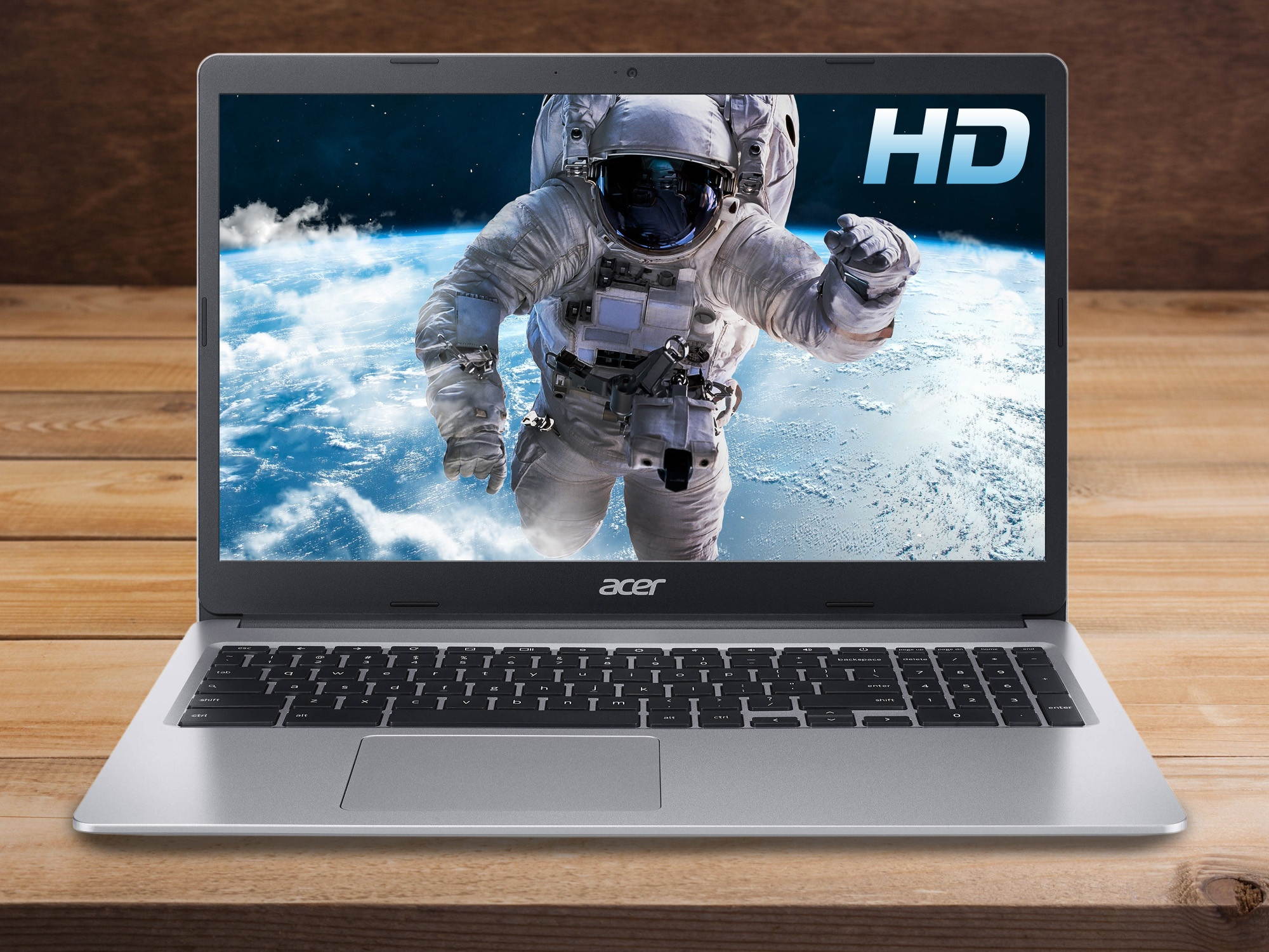 Acer 315 Chromebook, 15.6" HD Display, Intel Celeron N4000 Upto 2.6GHz, 4GB RAM, 32GB eMMC, DisplayPort via USB-C, Card Reader, Wi-Fi, Bluetooth, Chrome OS (NX.HKBAA.002)