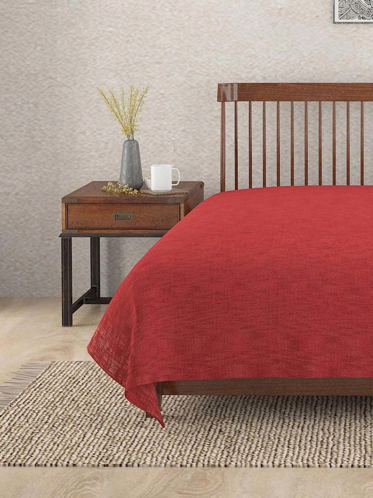 DDECOR Live beautiful Embroidery Baroque Metallic Grey 210 TC Cotton Comforters - Set of 3