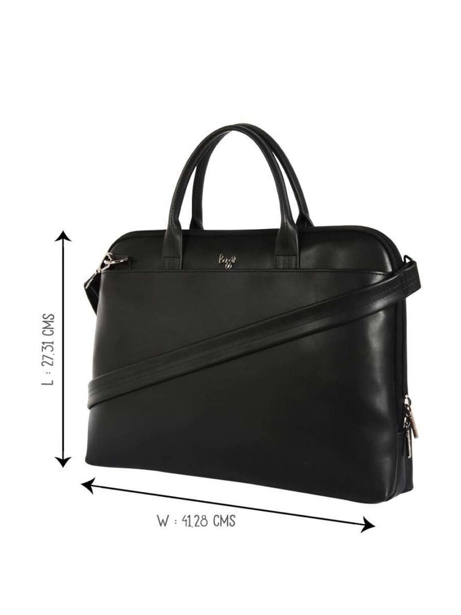 Baggit Black Medium Messenger Bag