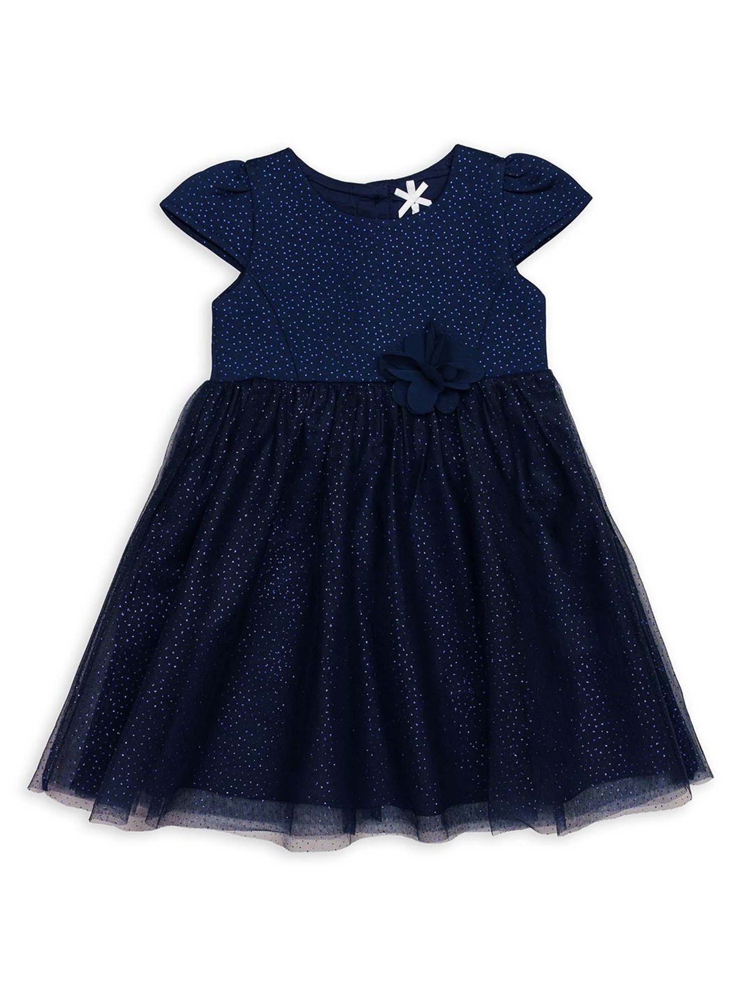 H by Hamleys Infants Girls Navy Printed Dress