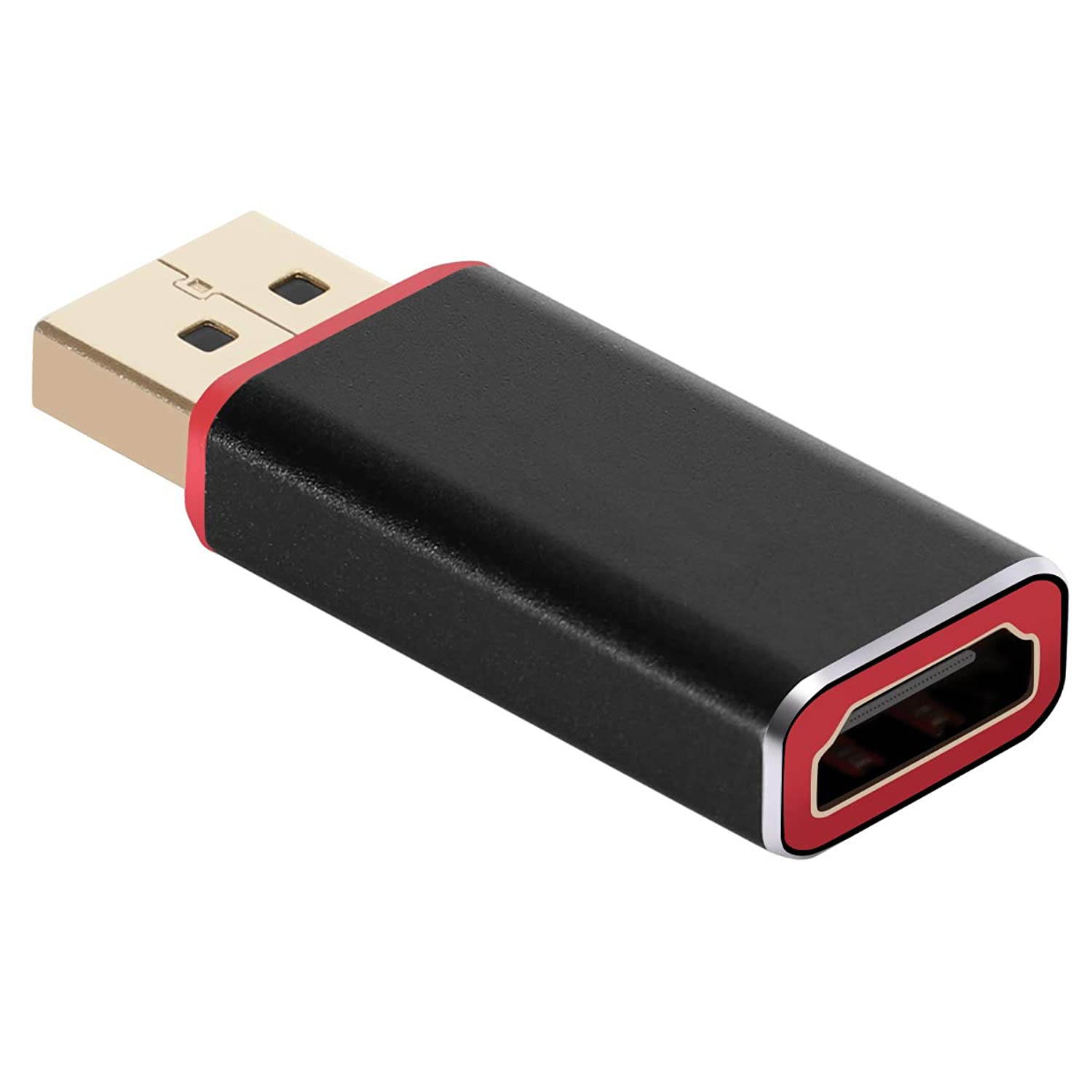 FREEGENE Displayport to HDMI Adapter 4K2K Gold Plated Male DP to Female HDMI Converter Aluminum Alloy