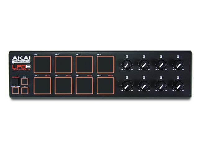 Akai LPD8 Laptop Pad Controller USB & Midi Pad Controller