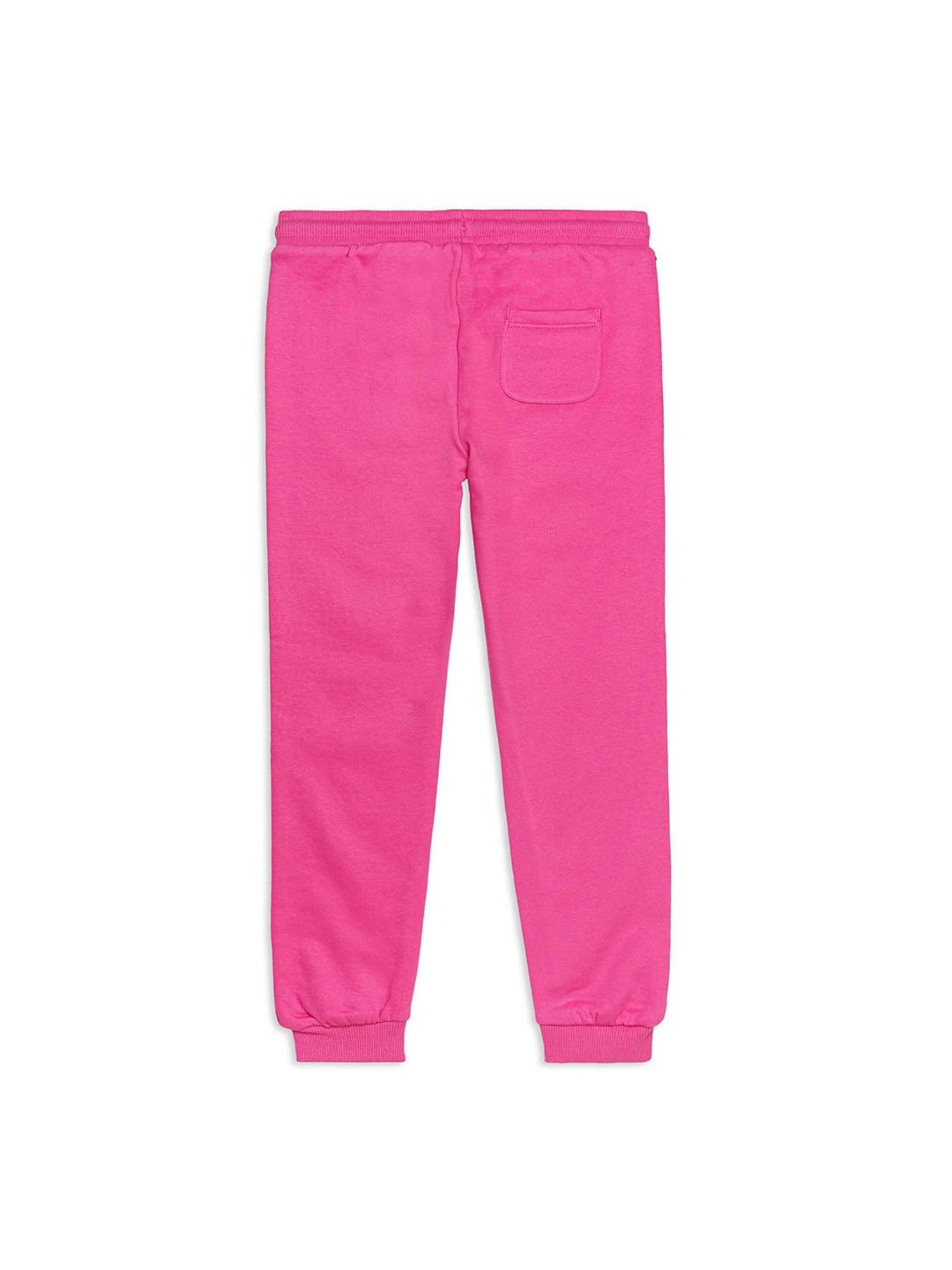 H by Hamleys Girls Pink Solid Joggers