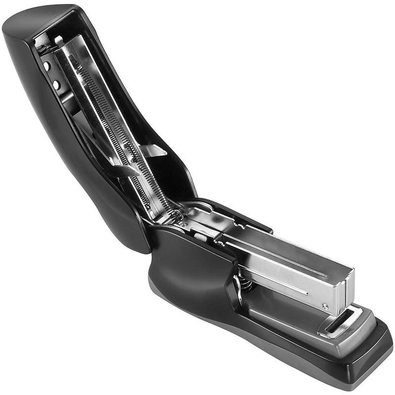 Bostitch Stapler 40-Sheet Half Strip Flat Clinch Black B175BLK