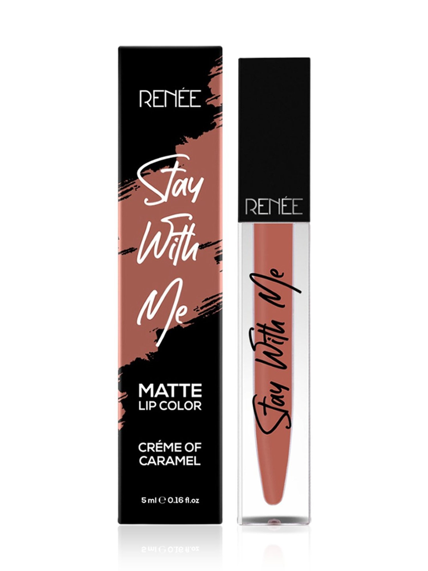 RENEE Stay With Me Matte Lip Color Creme Of Caramel - 5 ml