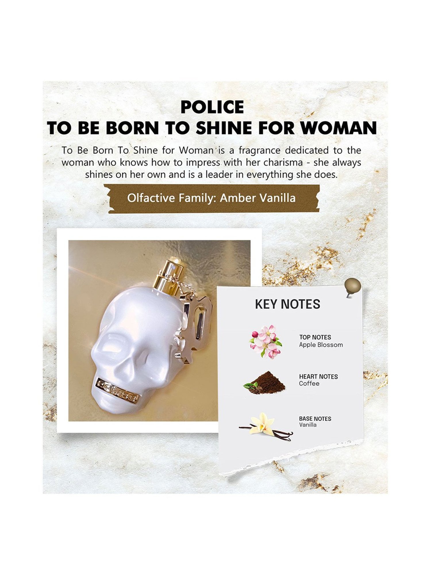 Police To Be Born To Shine Eau De Parfum For Women - 125 ml