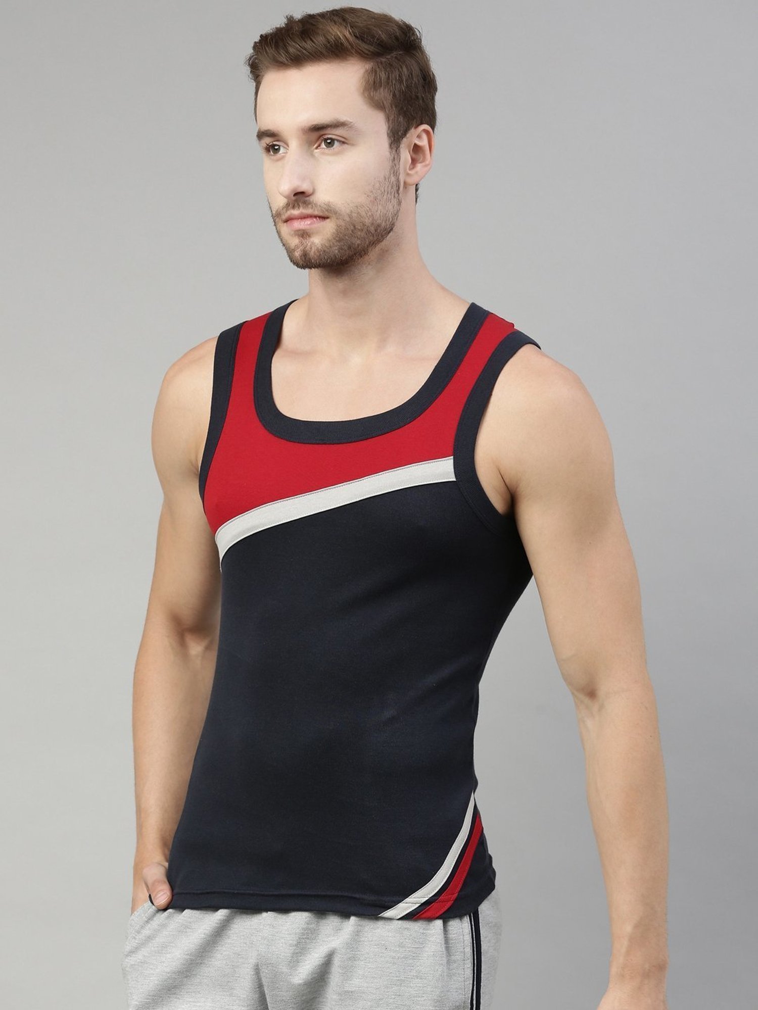 Dixcy Scott Originals Multi Cotton Regular Fit Vest - Pack Of 2