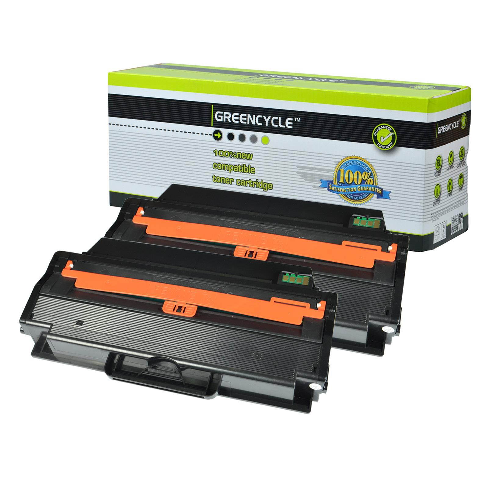 GREENCYCLE 2PK High Yield MLT-D103L Black Toner Cartridge Compatible for Samsung ML-2955DW ML-2955ND SCX-4729FD SCX-4729FW