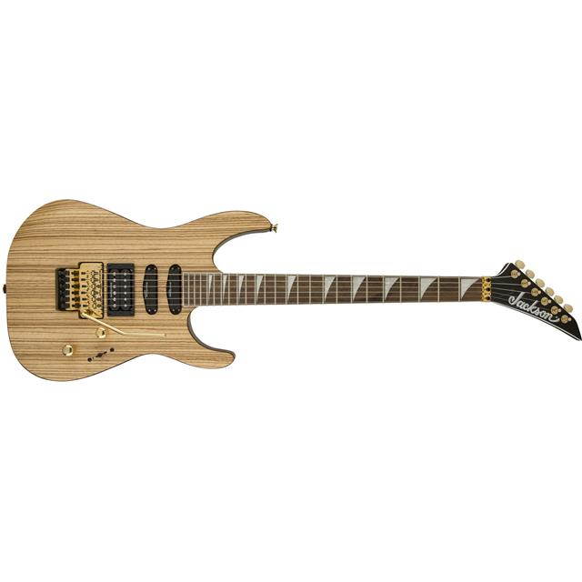 Jackson X Series Soloist SL3X Zebrawood Electric Guitar, Satin, Natural
