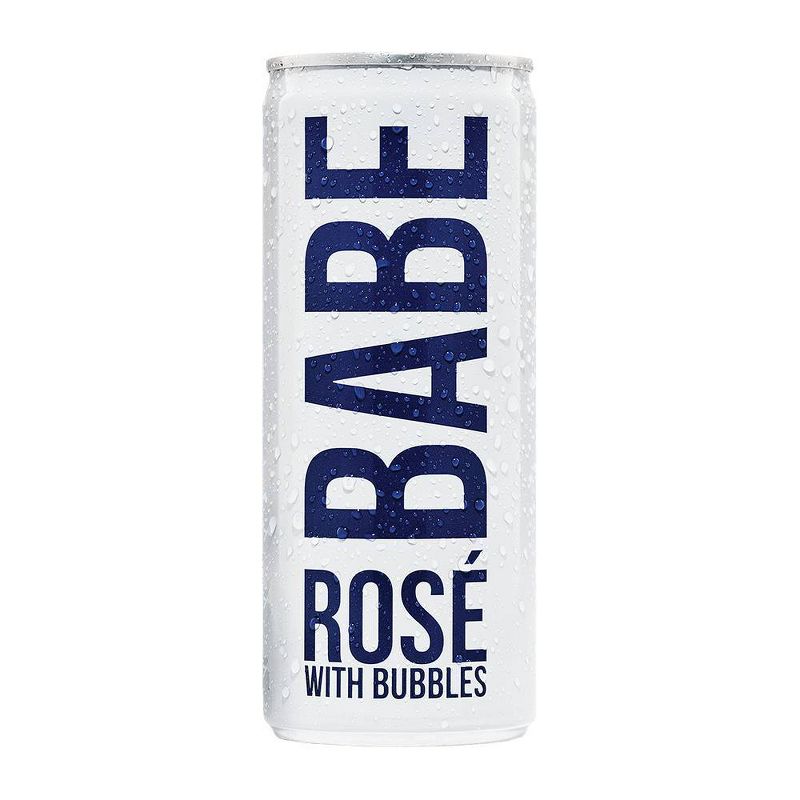 BABE Rosé with Bubbles Wine - 4pk/250ml Cans