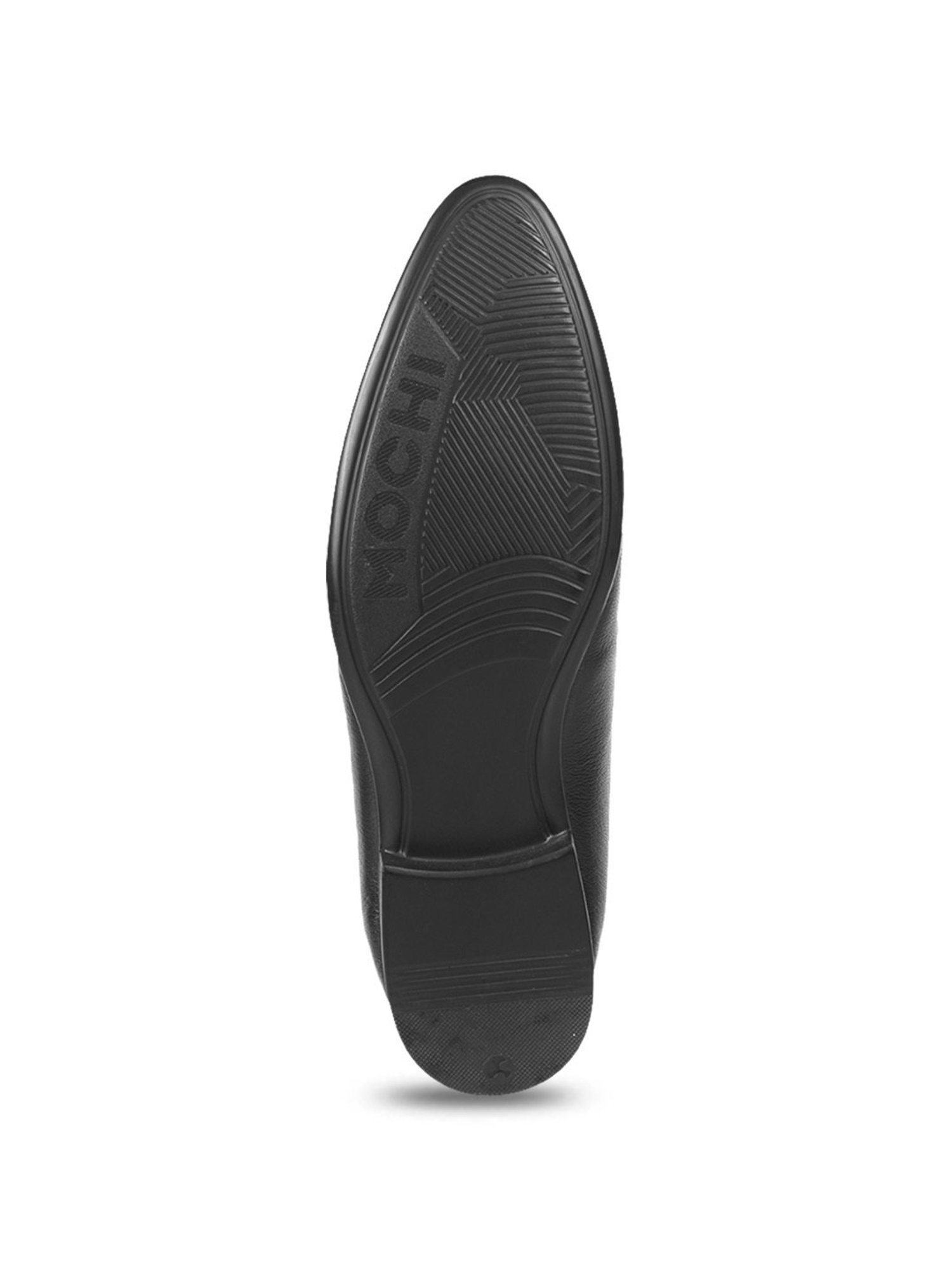 Mochi Men's Black Formal Loafers