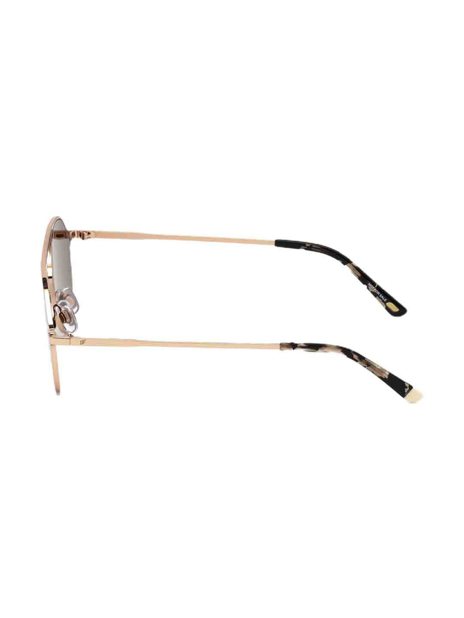 Web Eyewear Brown Pilot Unisex Sunglasses Designed in Italy