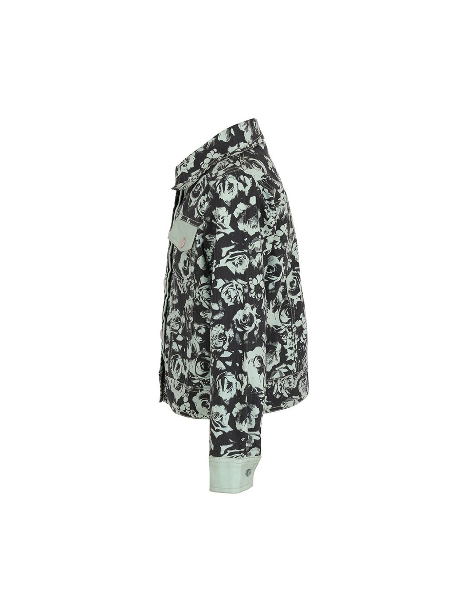 Elle Kids Black Self Pattern Jacket