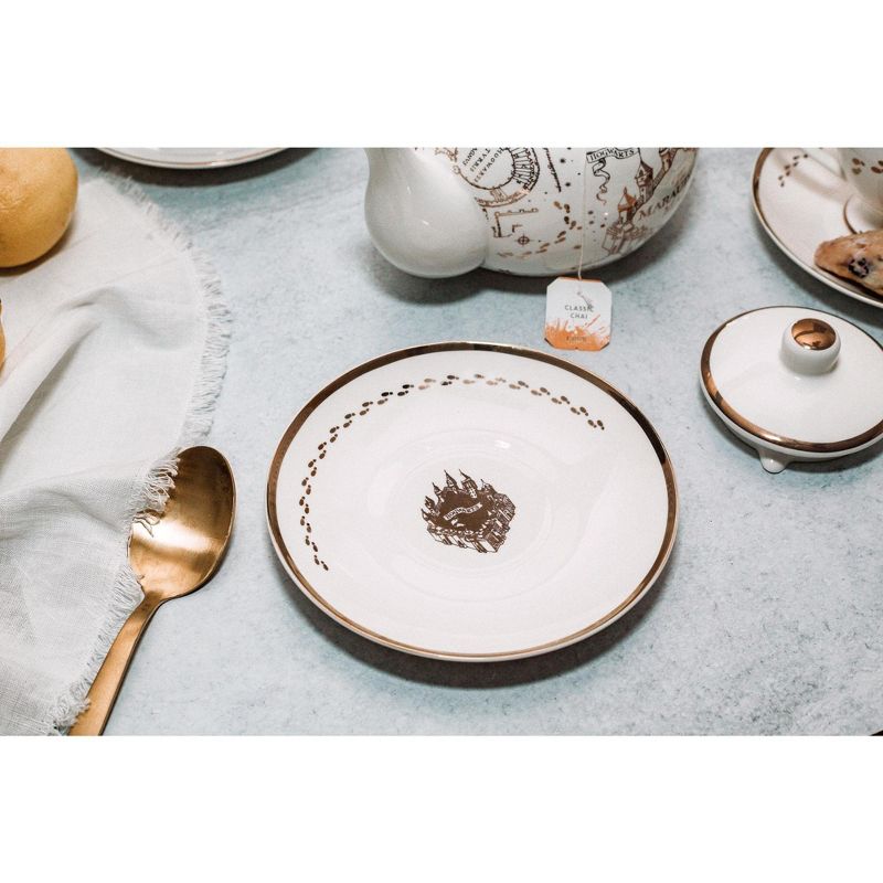 Robe Factory LLC Harry Potter Marauders Map 10-Piece Porcelain Tea Set