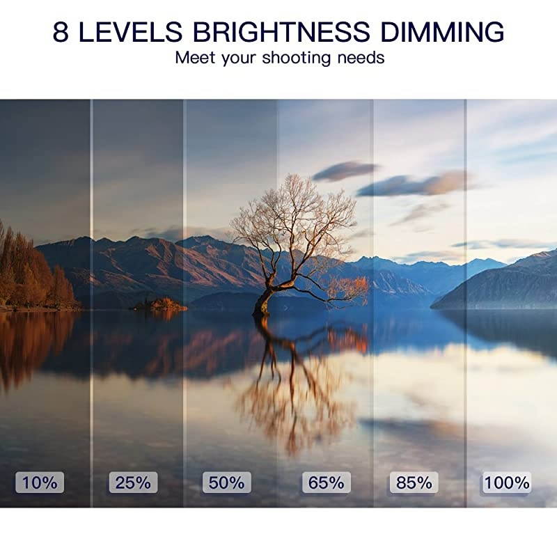 LED Video Light Kit with 79''Adjustable Light Stand, 2-Pack Dimmable Photography Lighting with Carrying Bag, Batteries, New Led Light Panel for Product Portrait Video Shooting YouTube Facebook