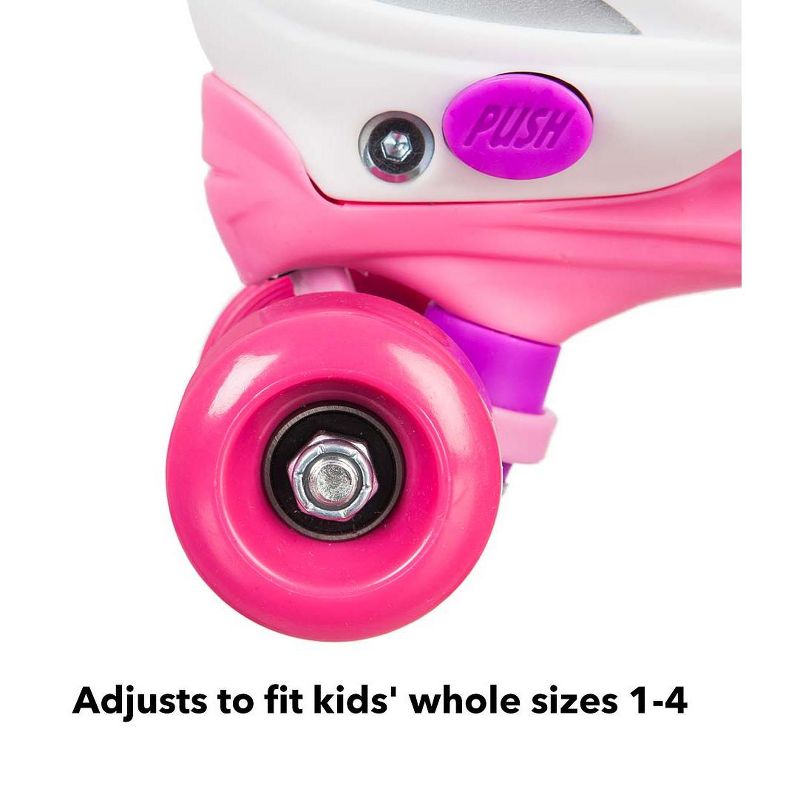 HearthSong One2Go Adjustable Roller Skates for Kids