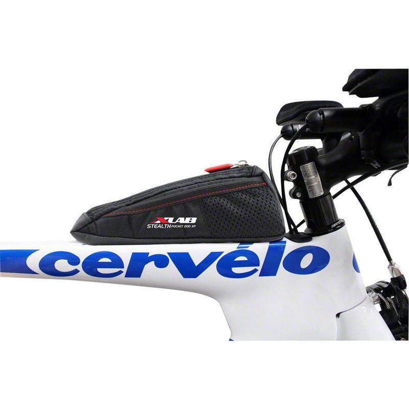 XLAB Stealth Pocket Top Tube/ Stem Bag 200XP Black