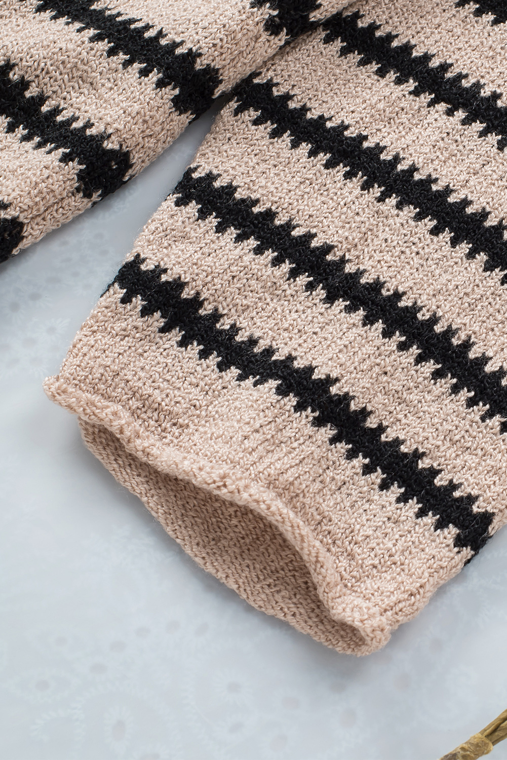 Yellow Drop Shoulder Henley Pullover Sweater With Slits