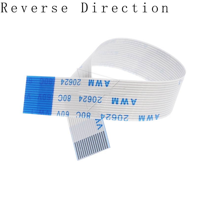 60P 10CM Types B Reverse Direction 10PCS 0.5MM Flat flexible cable FFC FPC LCD cable AWM 20624 80C 60V VW-1 FFC-0.5MM